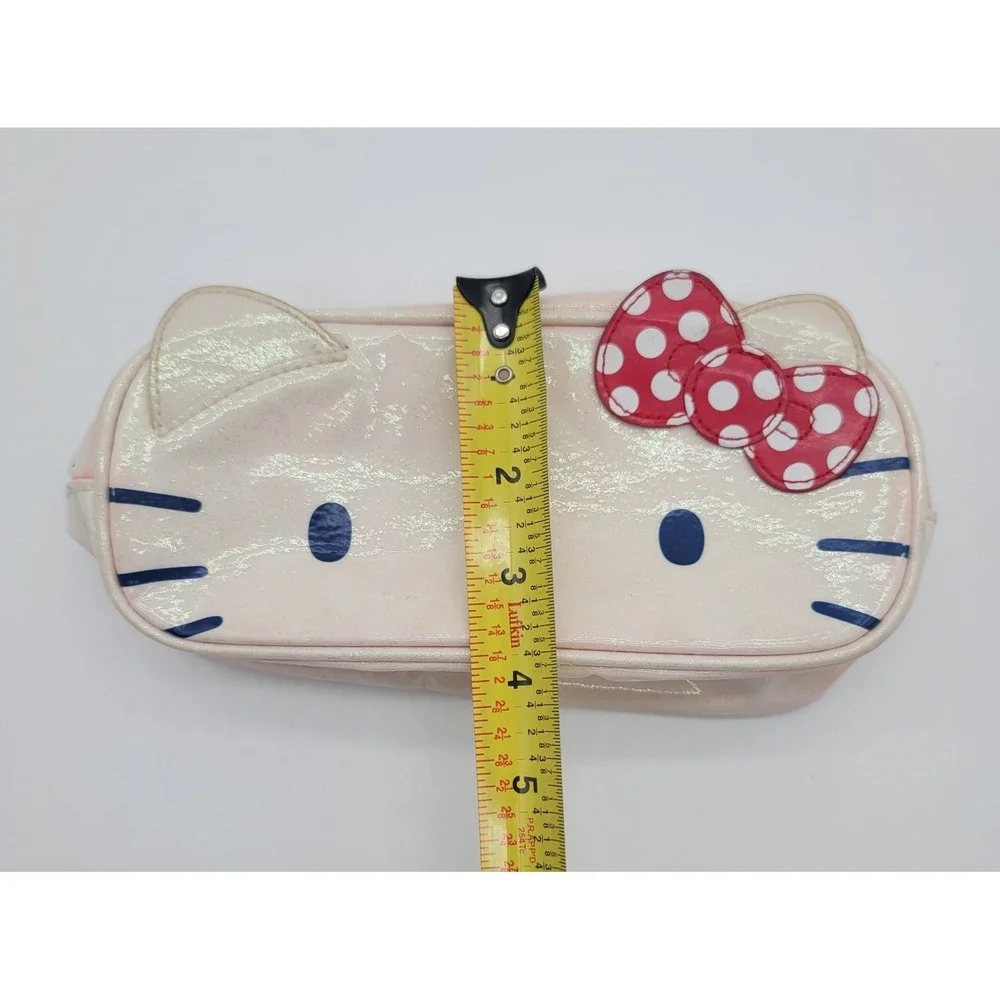 Sanrio Hello Kitty Iridescent Pencil Case Cosmetic Pouch Zip Bag Kawaii